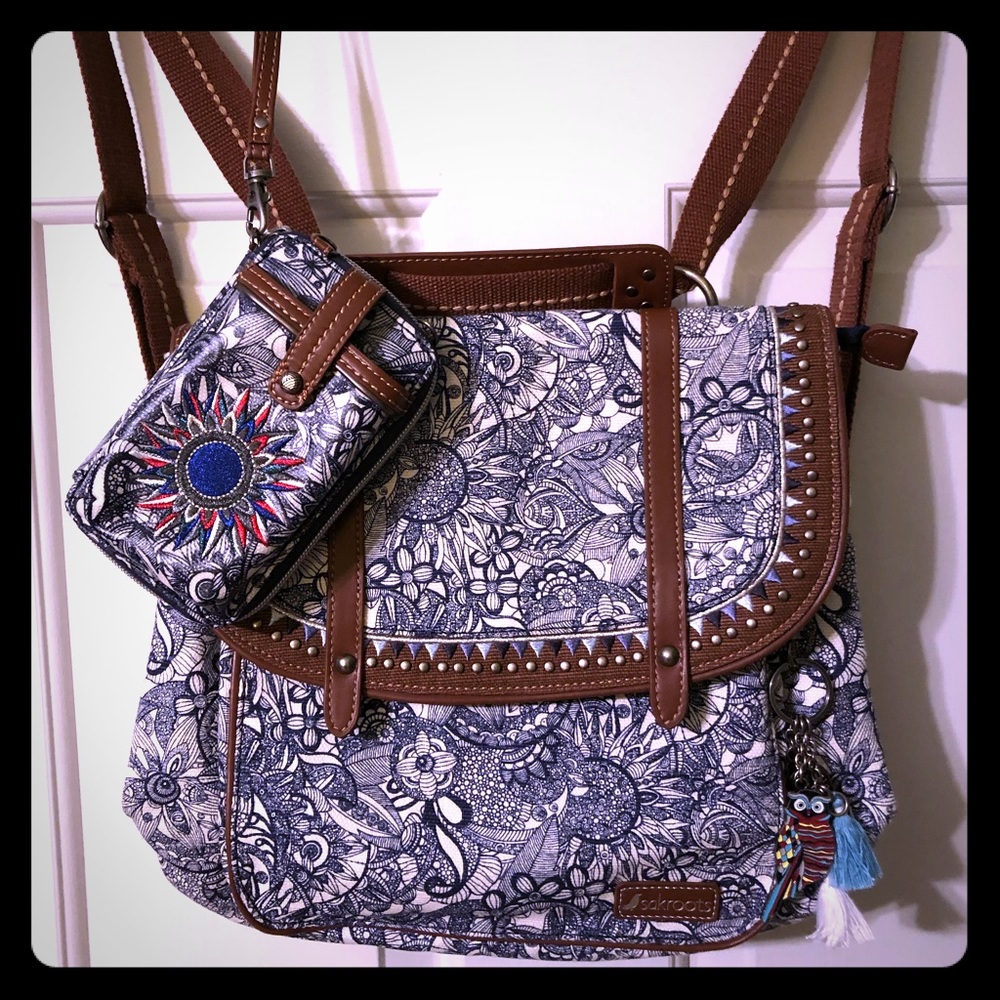 Sakroots convertible bag and Wallet